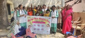 World Oral Health Day Celebration By Dr. Vandana Marya At CHC Kheri Kalan