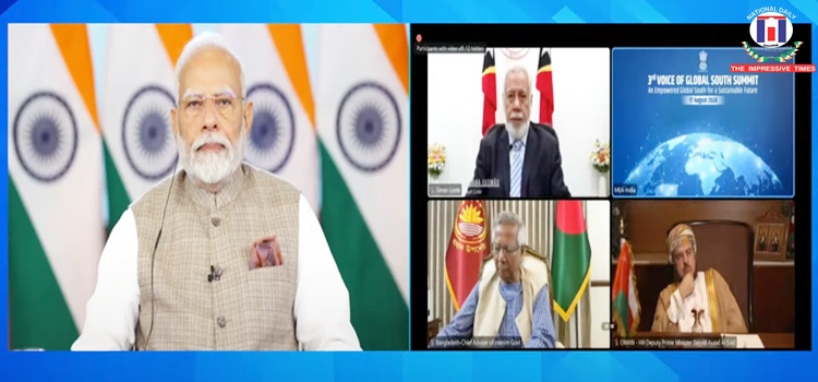 Prime Minister Narendra Modi addressed the 3rd Voice of the Global ...